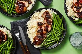 Apricot Balsamic-Glazed Pork Tenderloin Hello Fresh