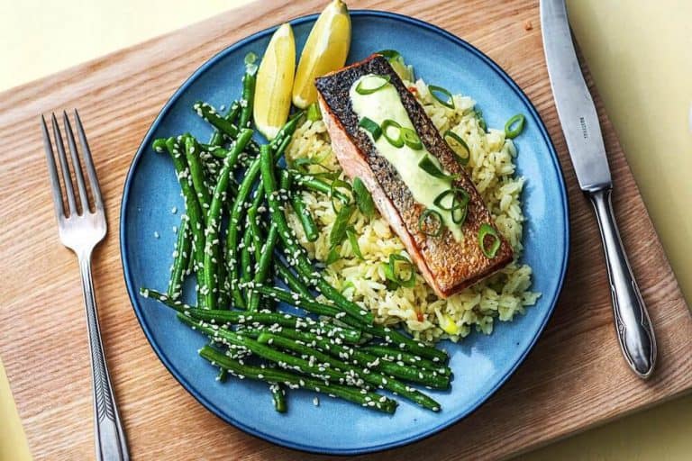 Hello Fresh Salmon meal kits