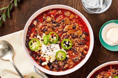One-Pot Beef and Black Bean Chili