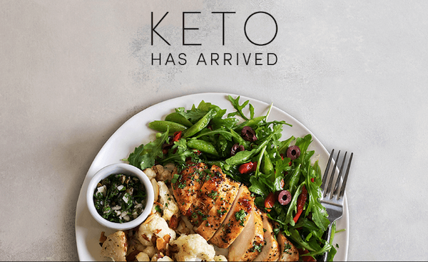 Keto green chef menu