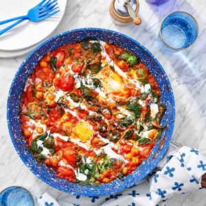 One-Pan Chickpea and Curry Shakshuka