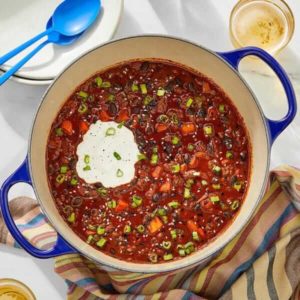 One-Pot Chocolate and Chipotle Beef Chili