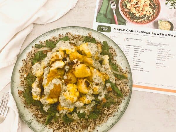 Maple Cauliflower Power Bowls by Green Chef